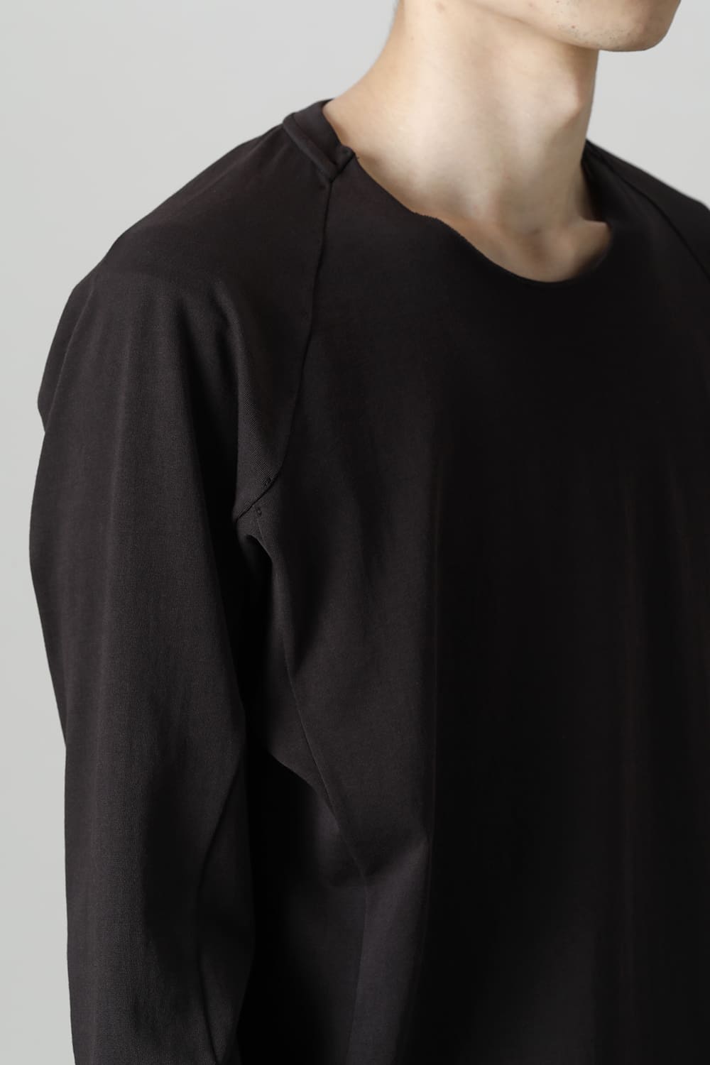 Long sleeve Cotton jersey Lava Stone