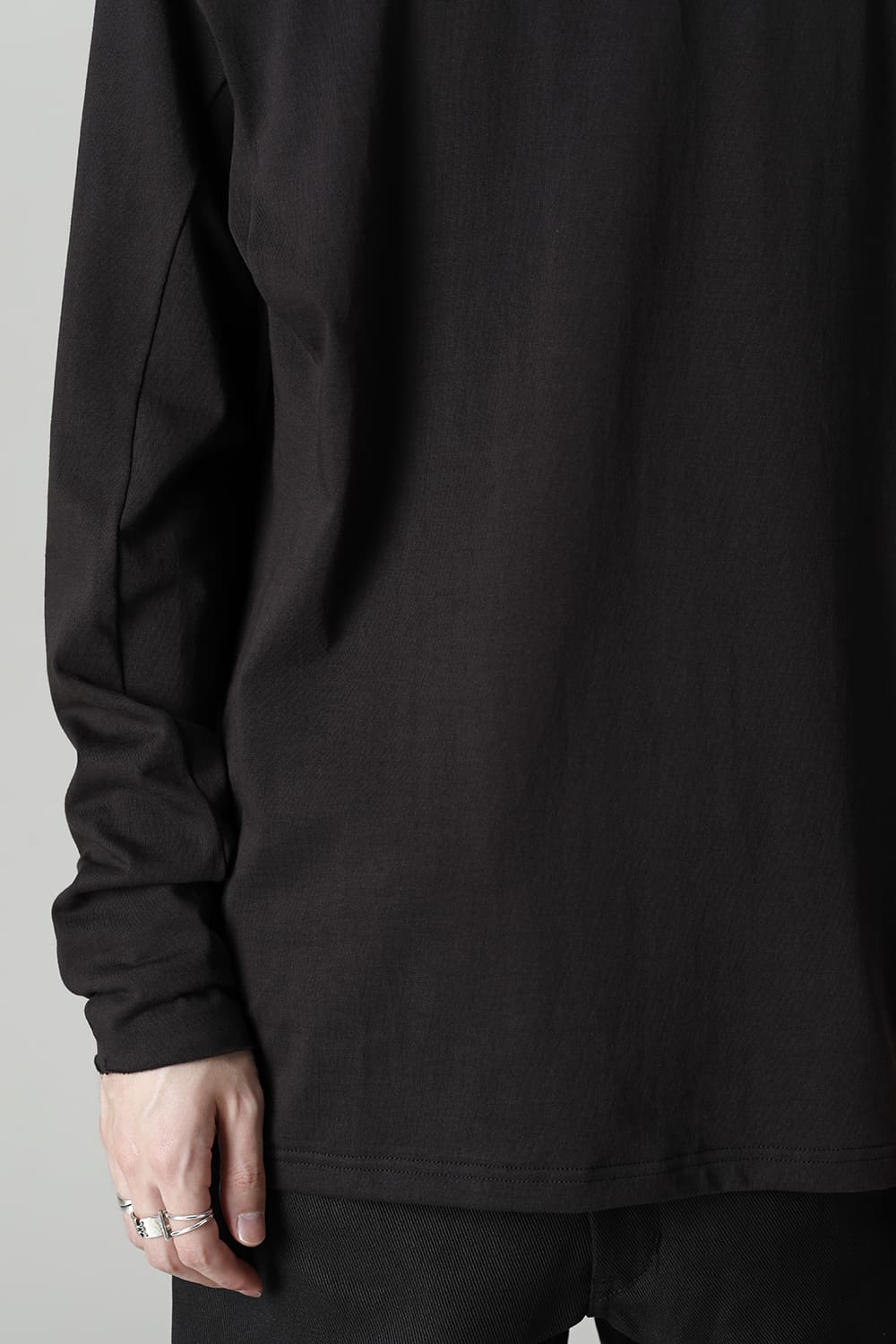 Long sleeve Cotton jersey Lava Stone