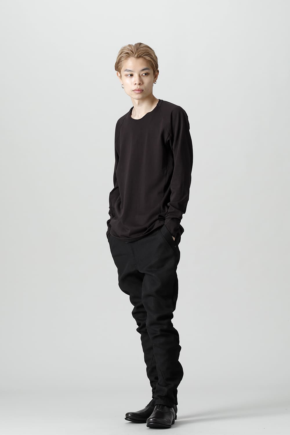 Long sleeve Cotton jersey Lava Stone