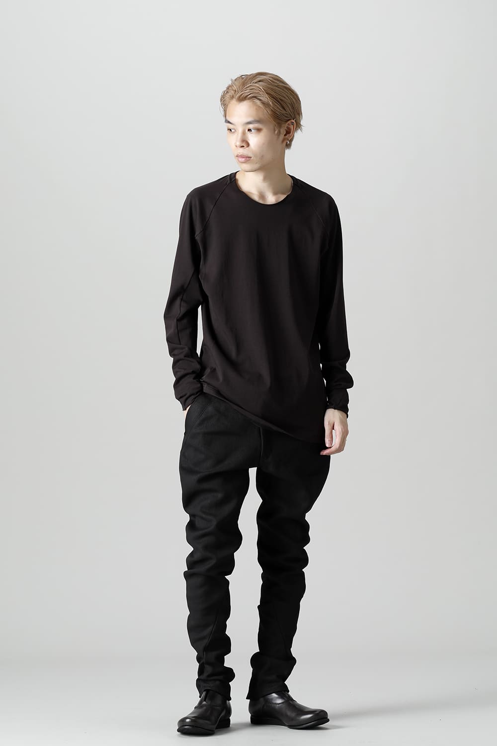 Long sleeve Cotton jersey Lava Stone