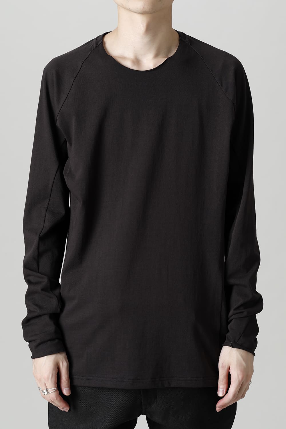 Long sleeve Cotton jersey Lava Stone