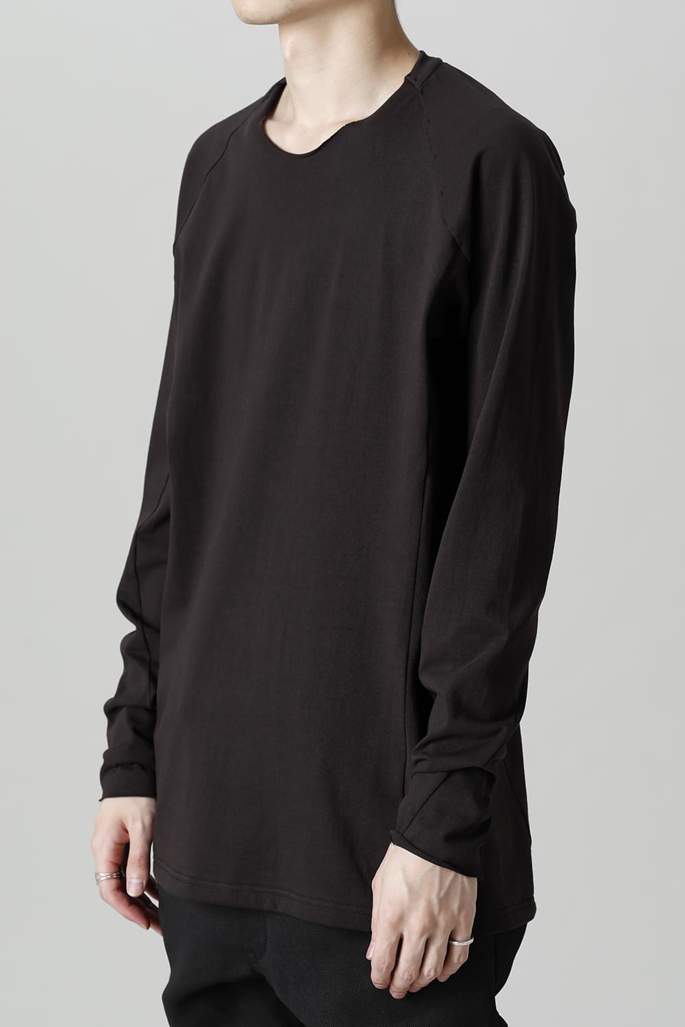 Long sleeve Cotton jersey Lava Stone
