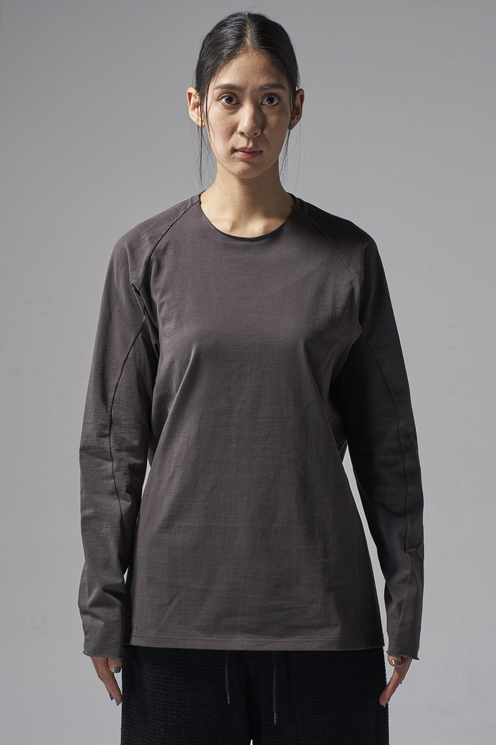 Long sleeve Cotton jersey Warm Gray