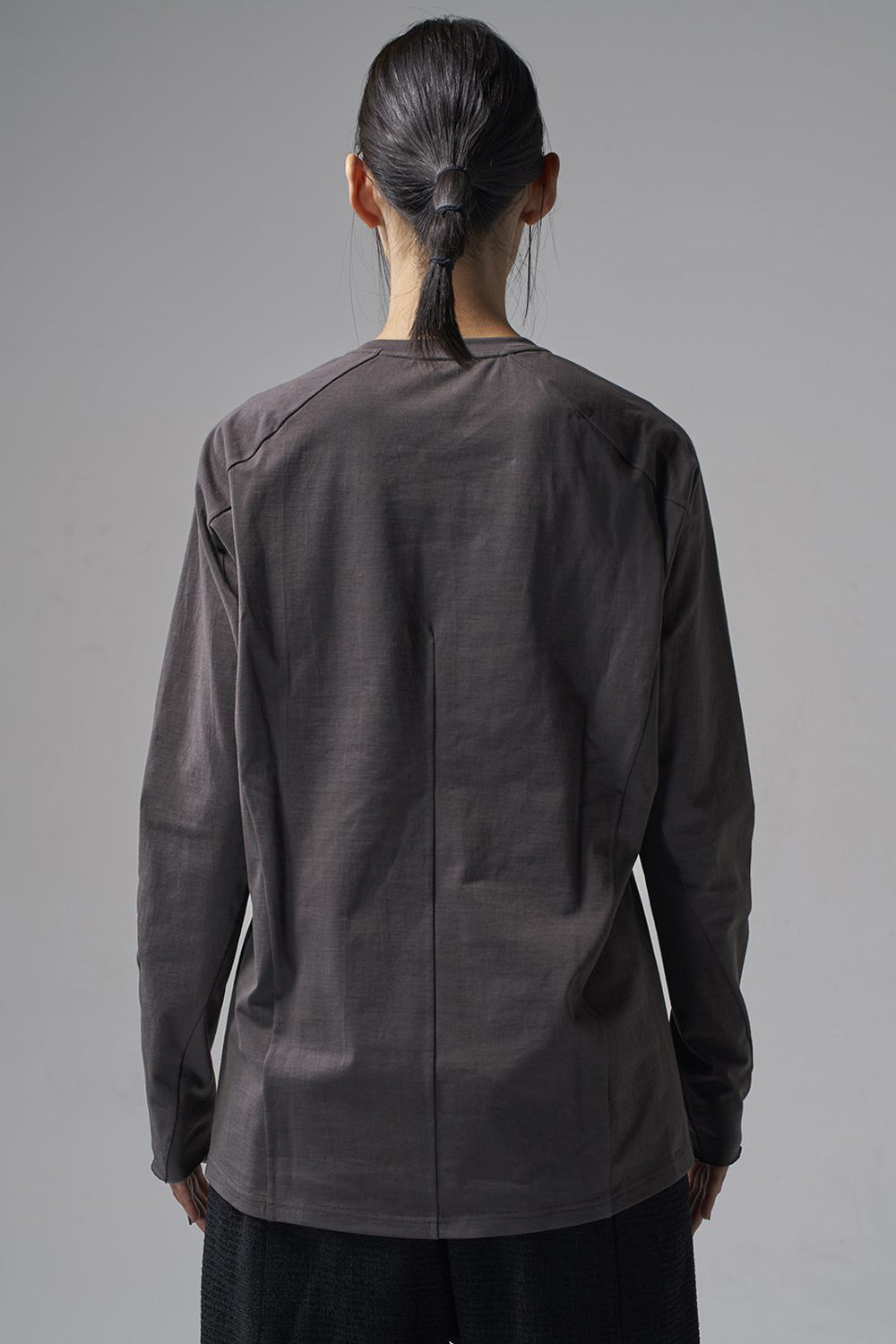 Long sleeve Cotton jersey Warm Gray