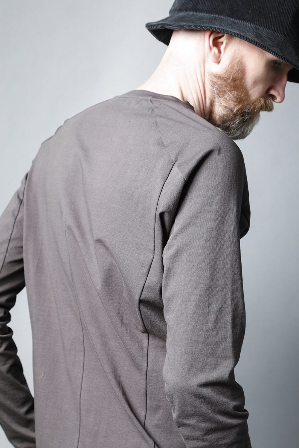 Long sleeve Cotton jersey Warm Gray