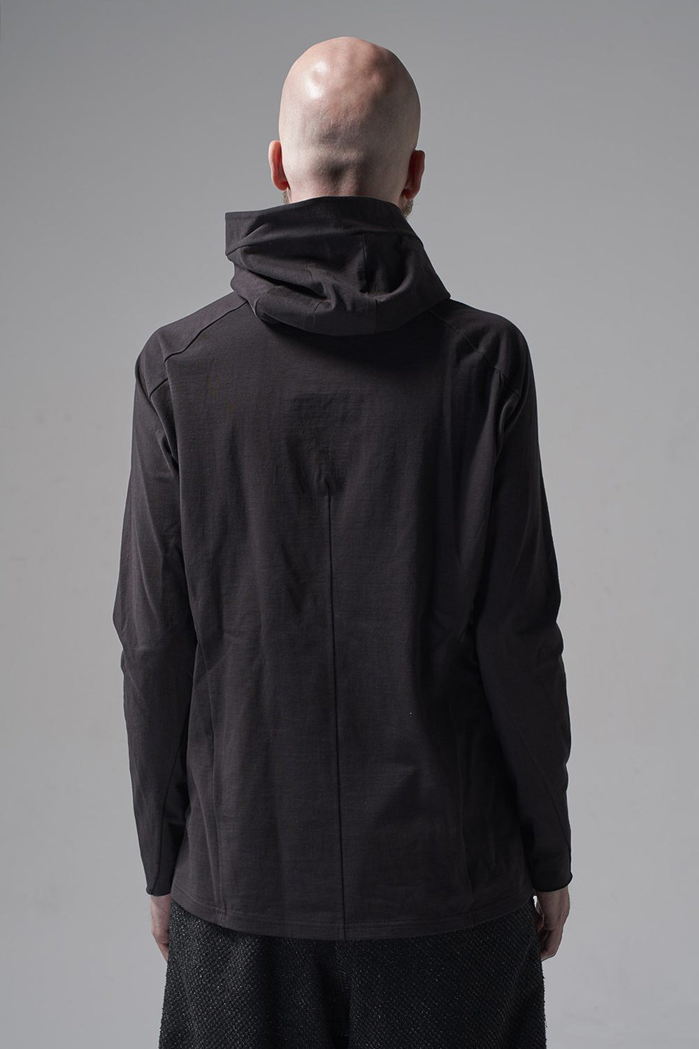 Pullover hoodie Cotton jersey Warm Lava Stone