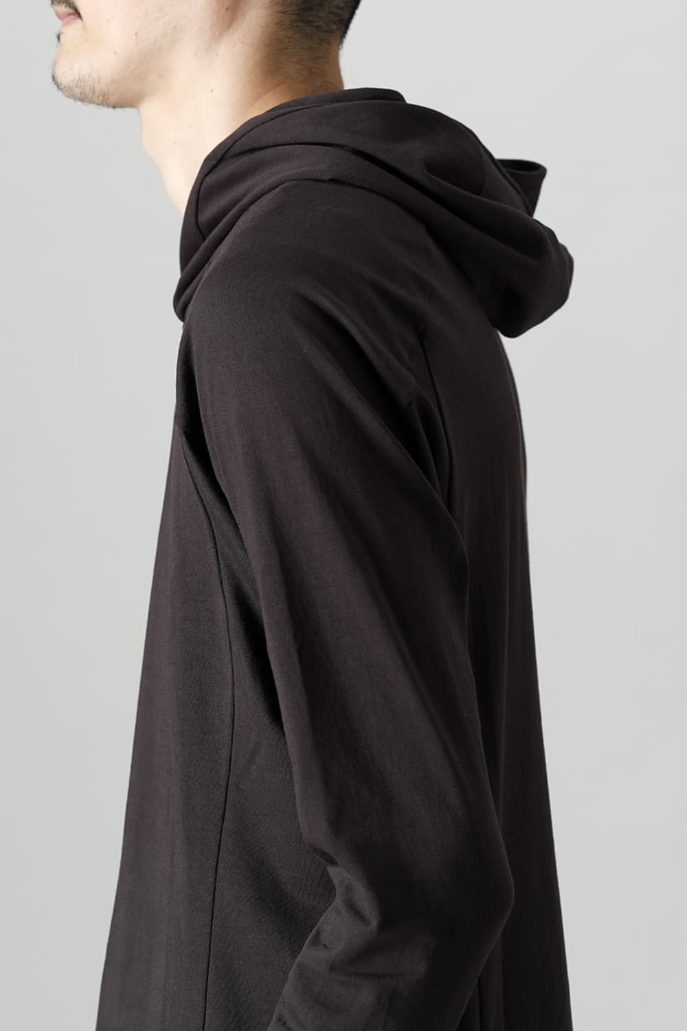 Pullover hoodie Cotton jersey Warm Lava Stone