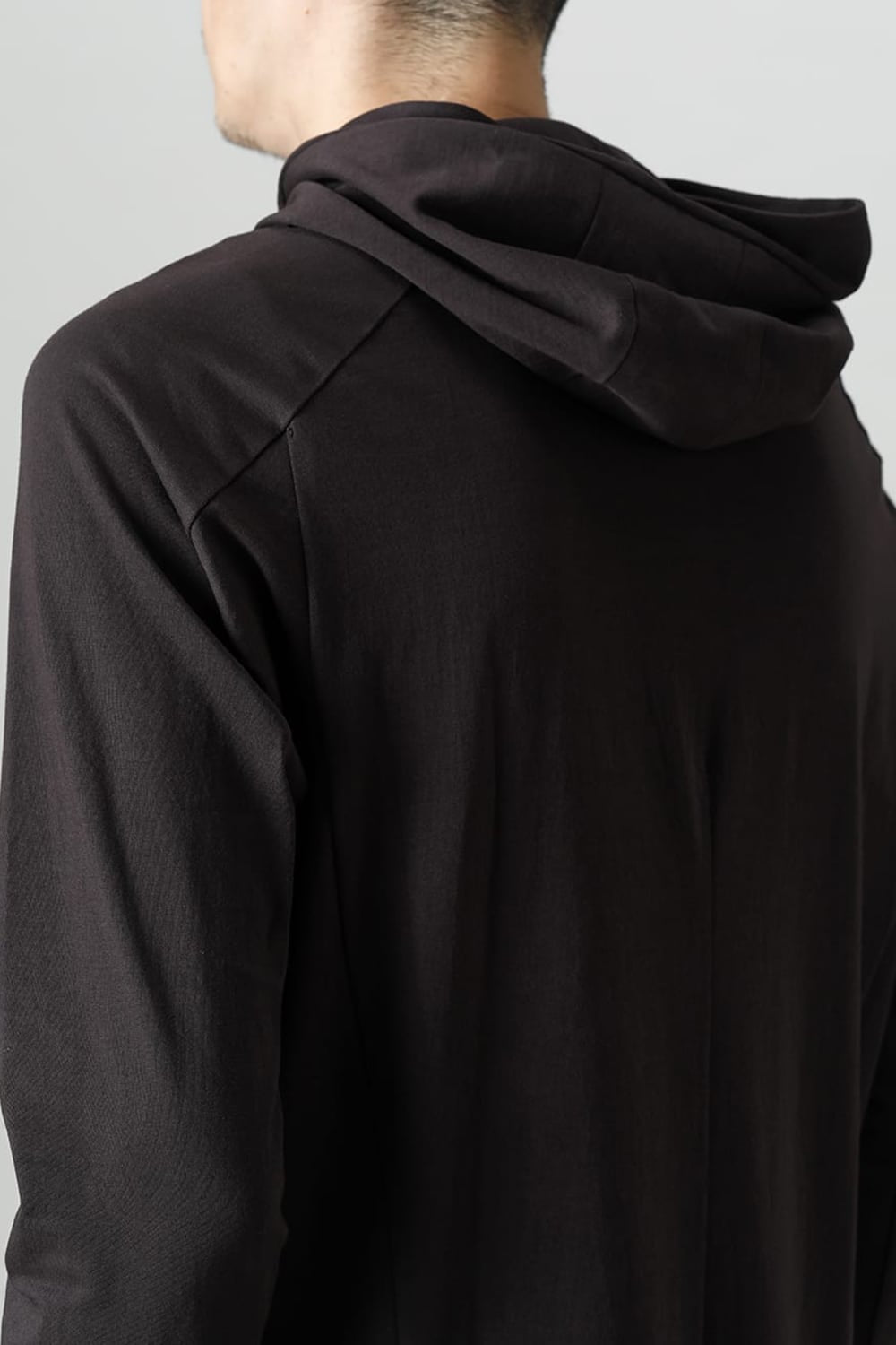 Pullover hoodie Cotton jersey Warm Lava Stone