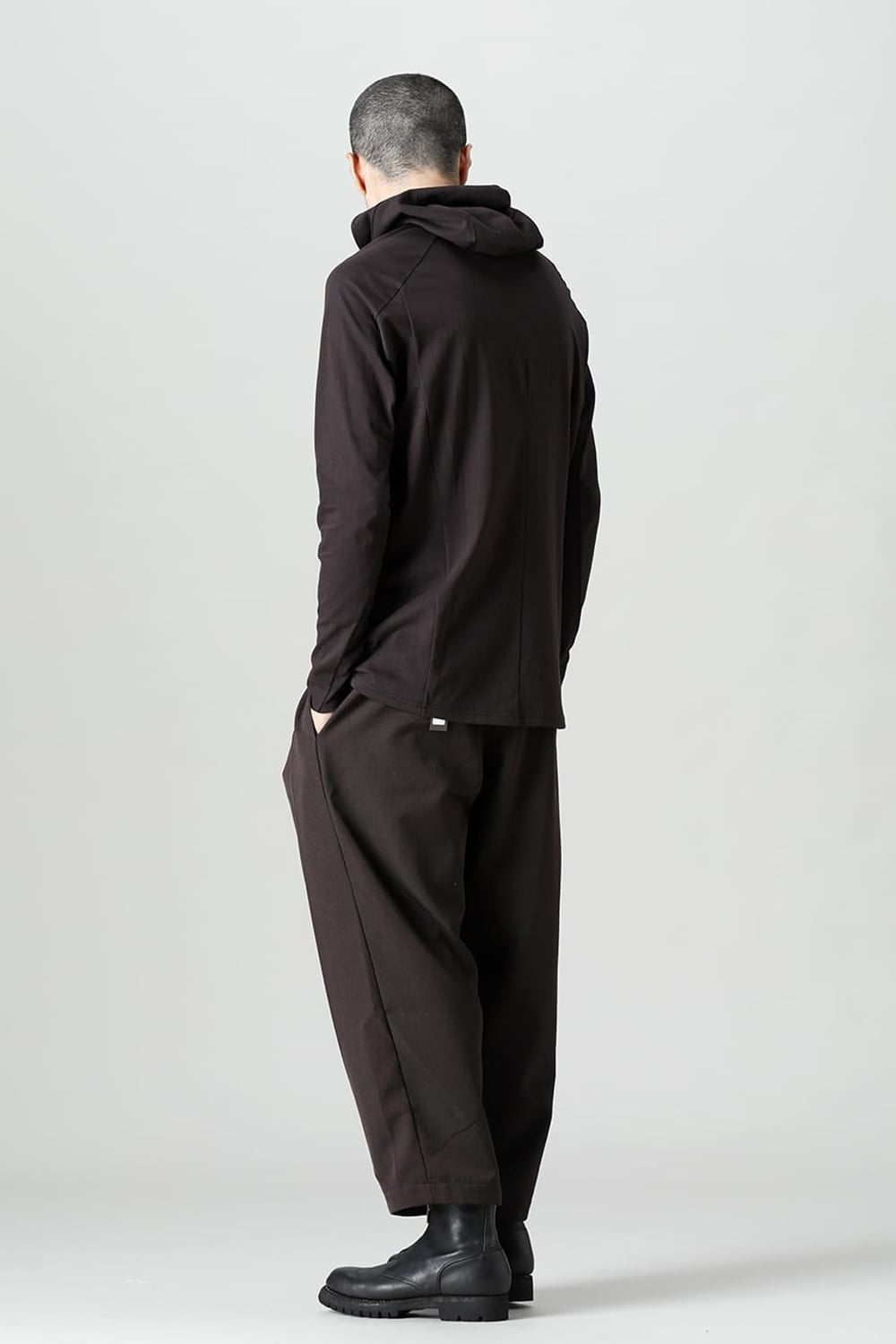 Pullover hoodie Cotton jersey Warm Lava Stone