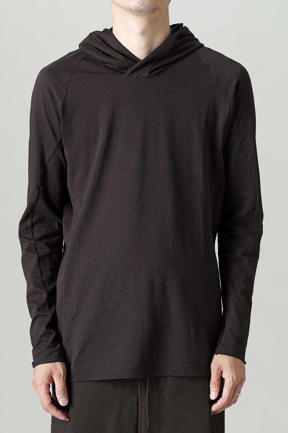 Pullover hoodie Cotton jersey Warm Lava Stone