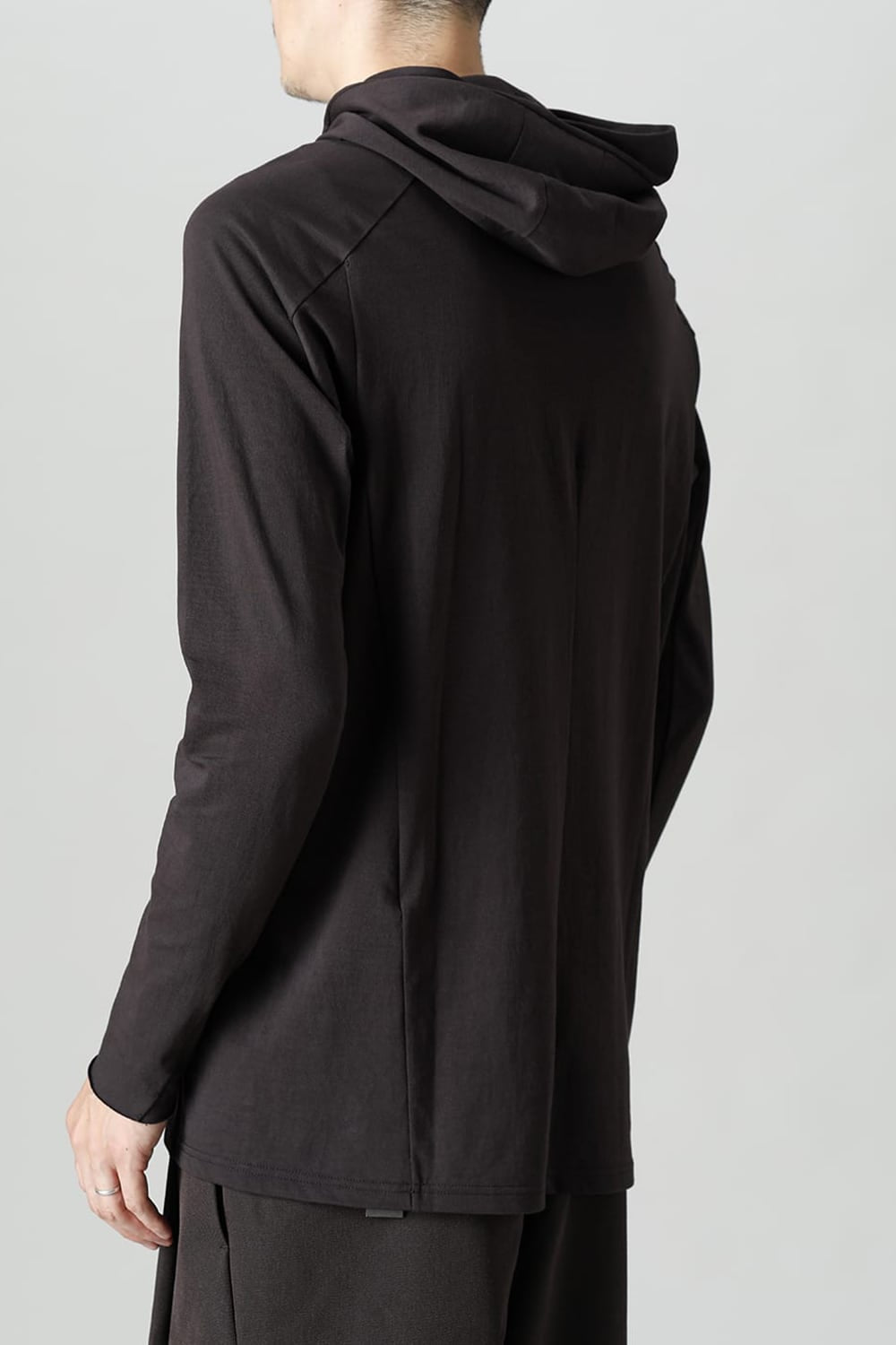 Pullover hoodie Cotton jersey Warm Lava Stone