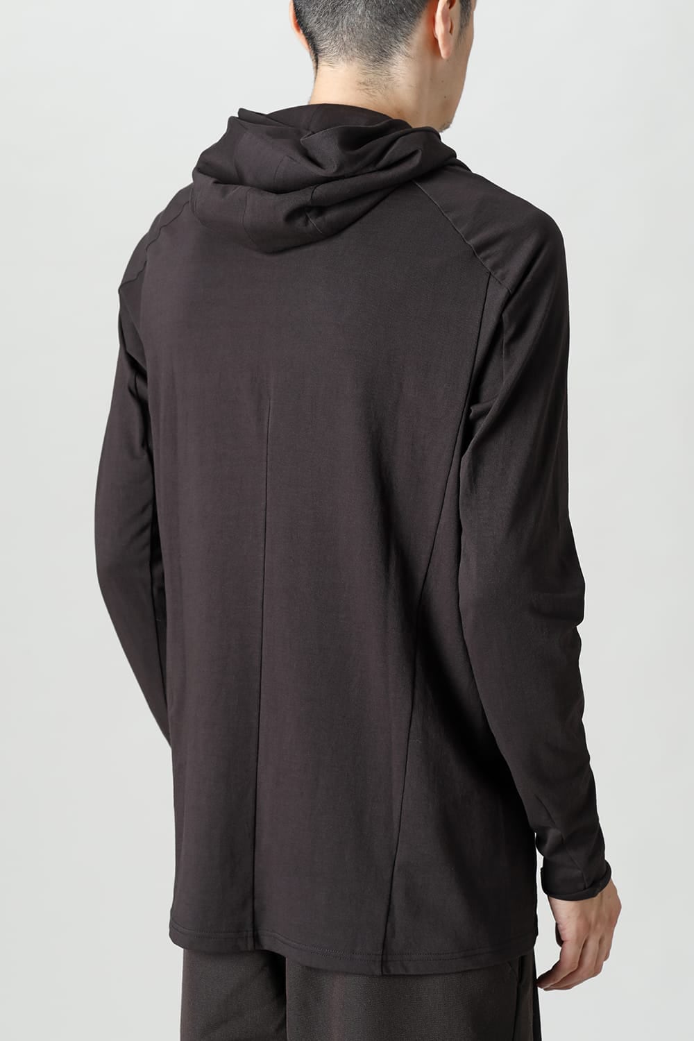 Pullover hoodie Cotton jersey Warm Lava Stone