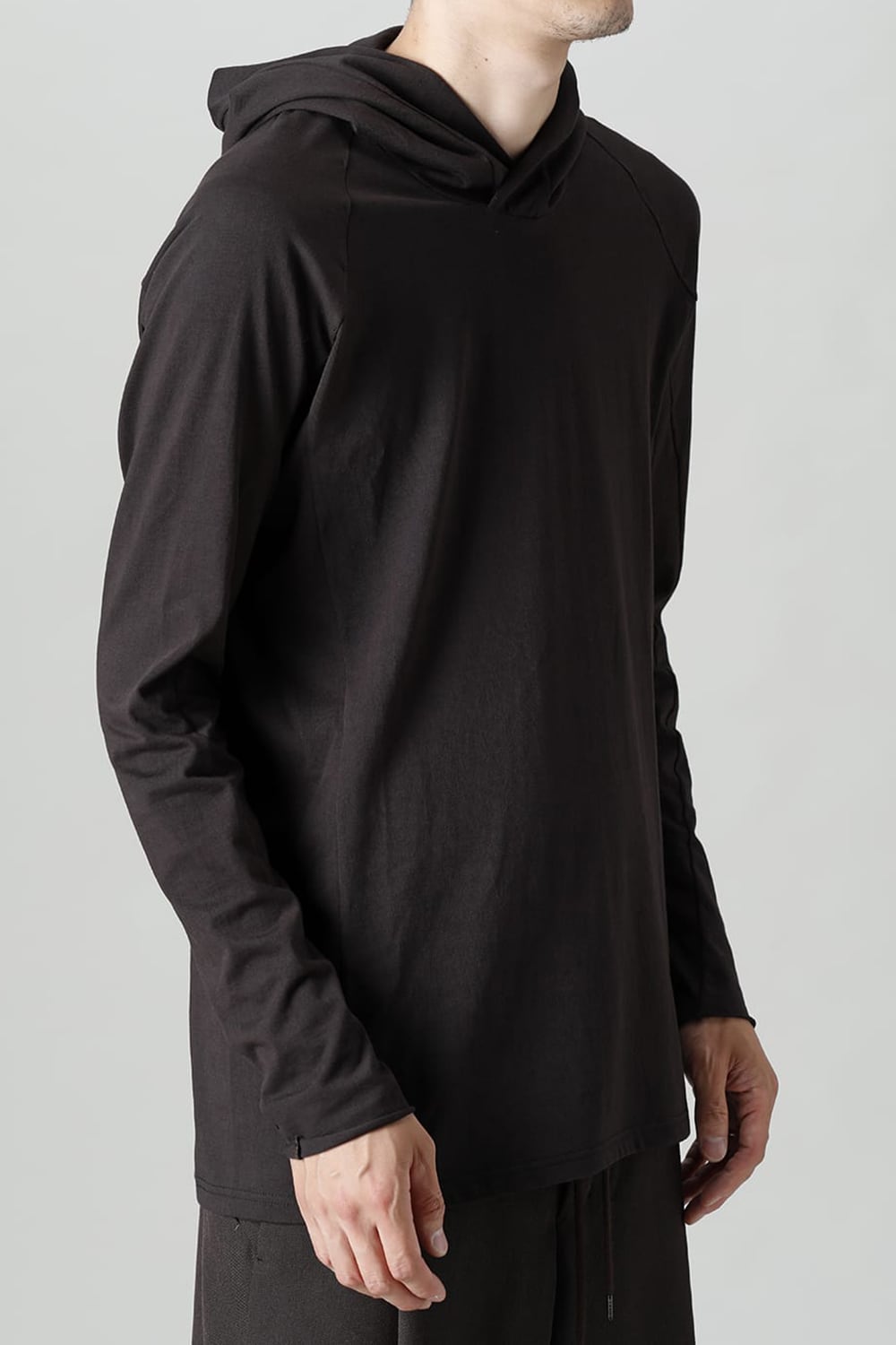Pullover hoodie Cotton jersey Warm Lava Stone