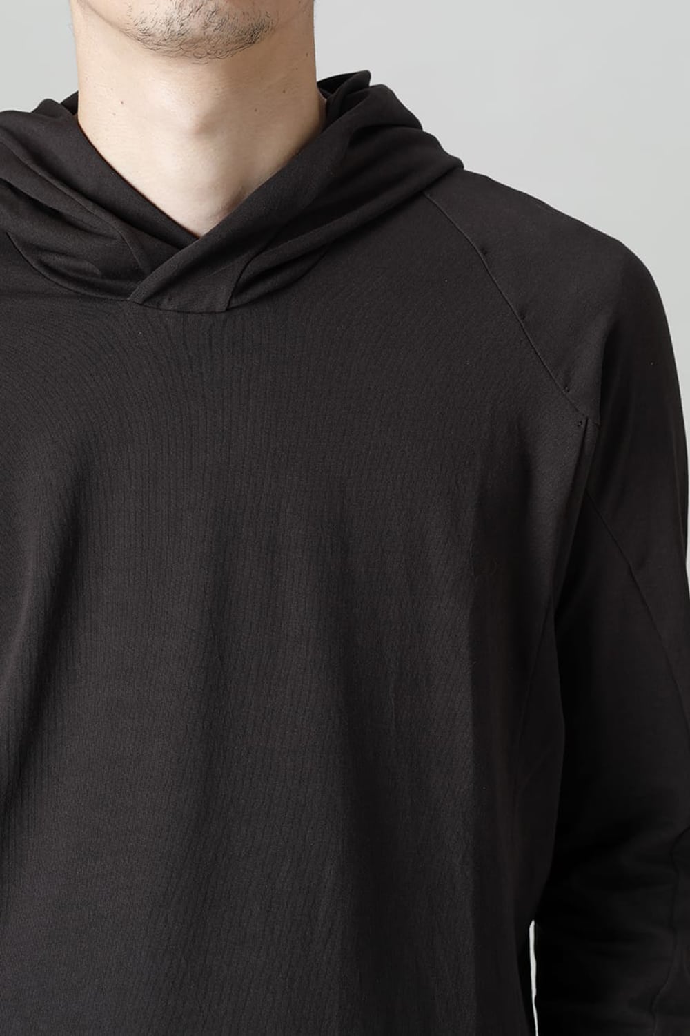 Pullover hoodie Cotton jersey Warm Lava Stone