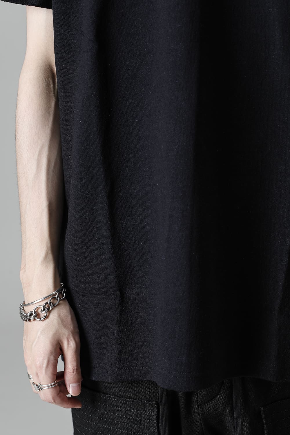 Rag top Silk jersey Black