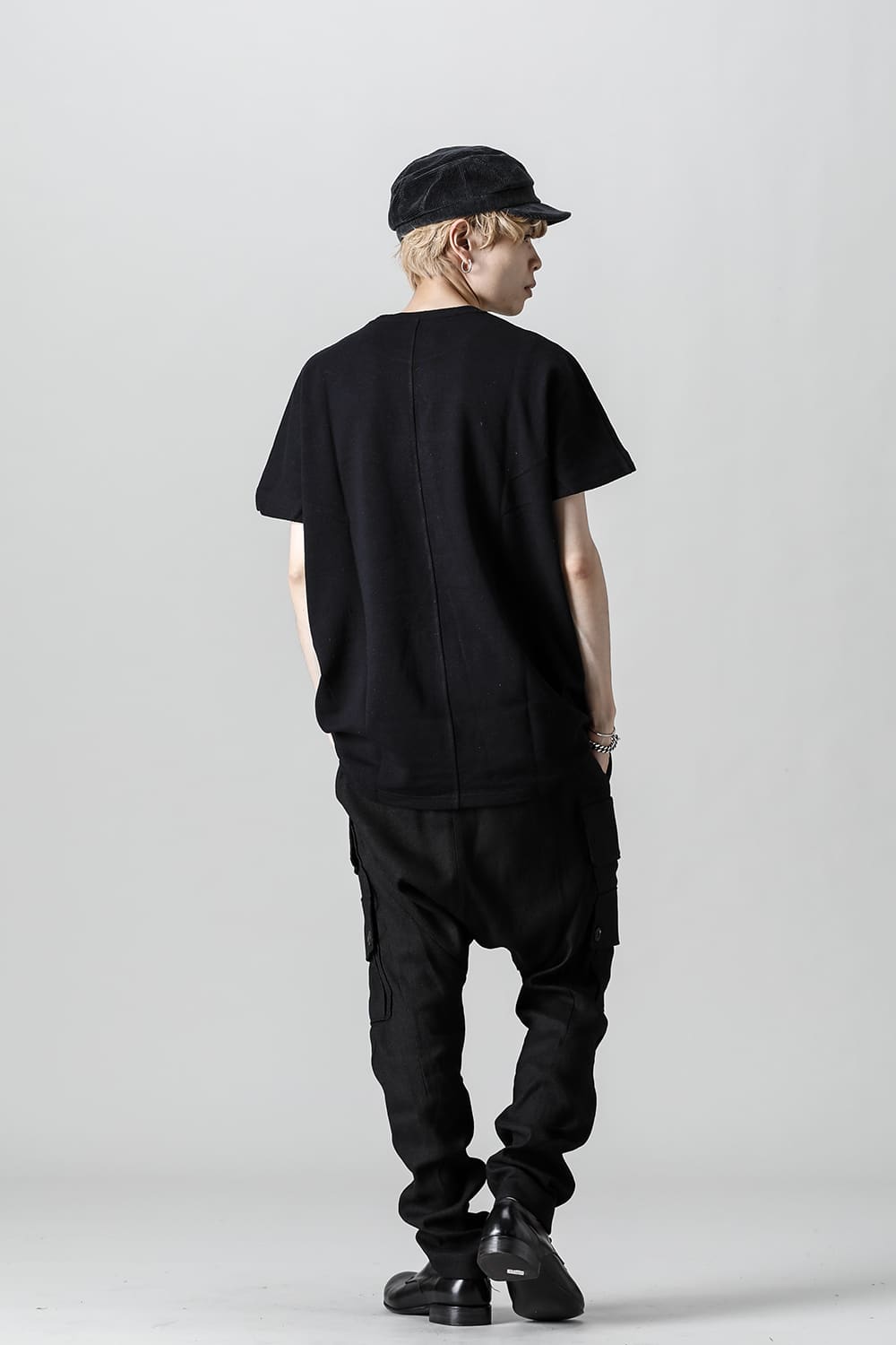 Rag top Silk jersey Black