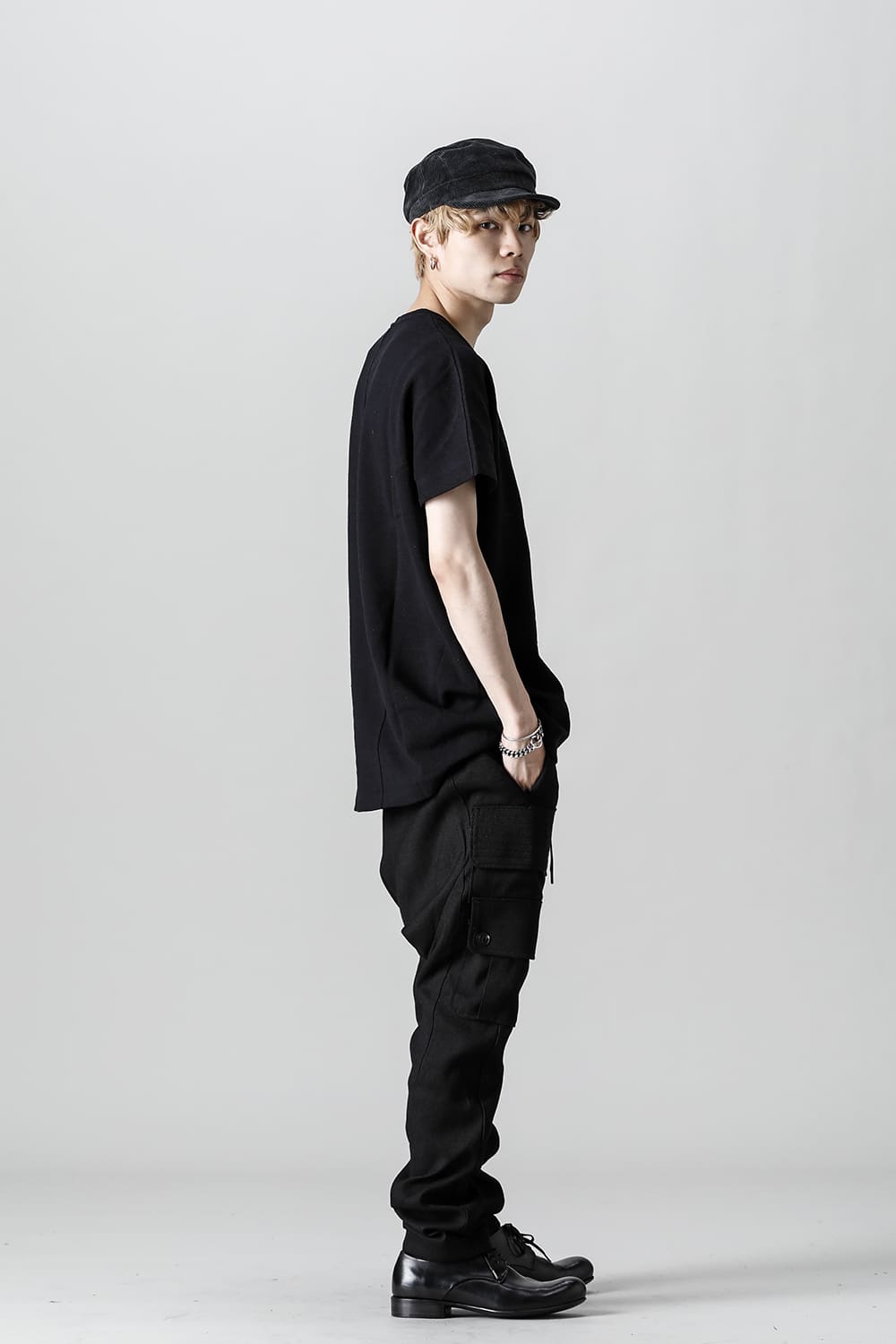 Rag top Silk jersey Black
