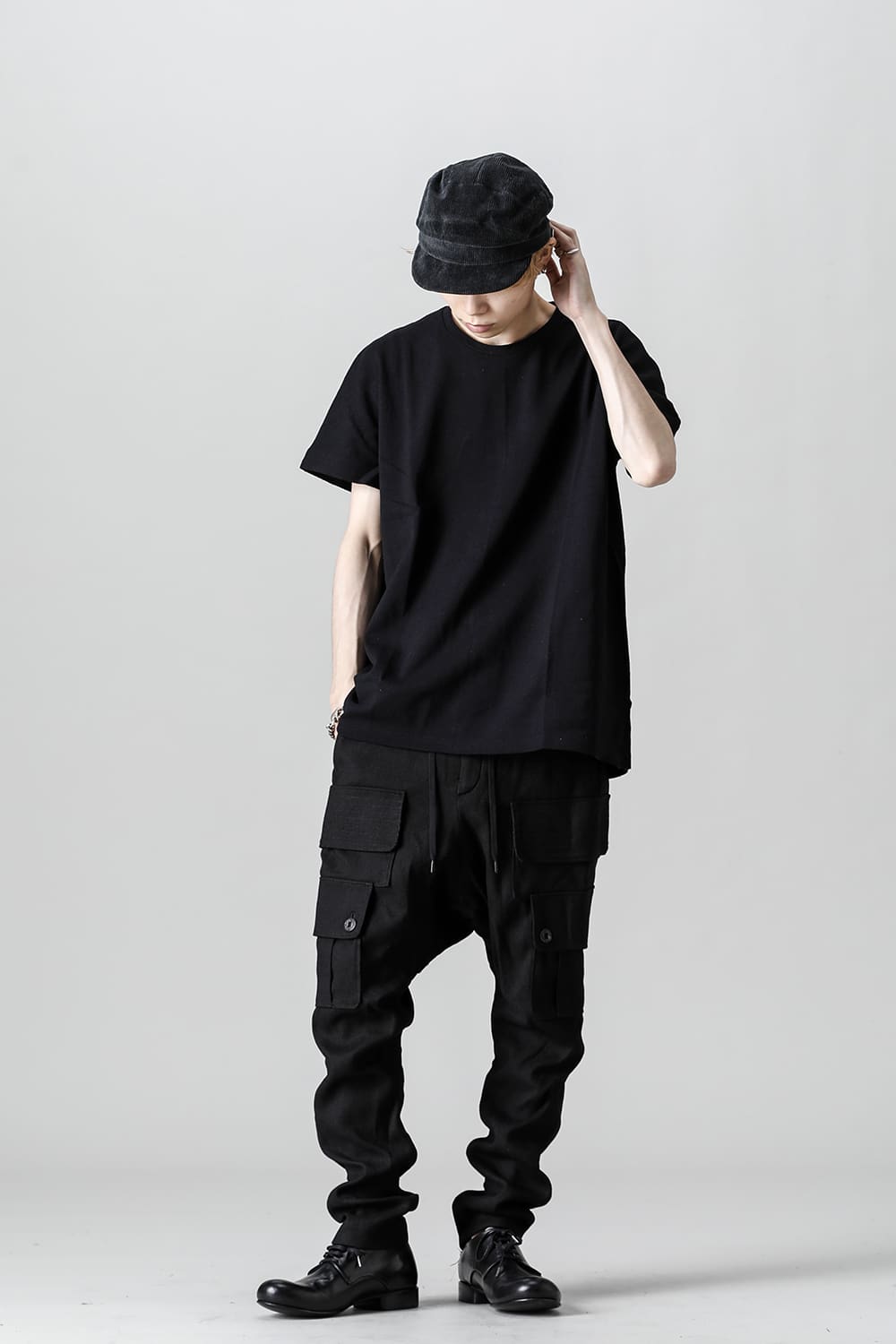 Rag top Silk jersey Black