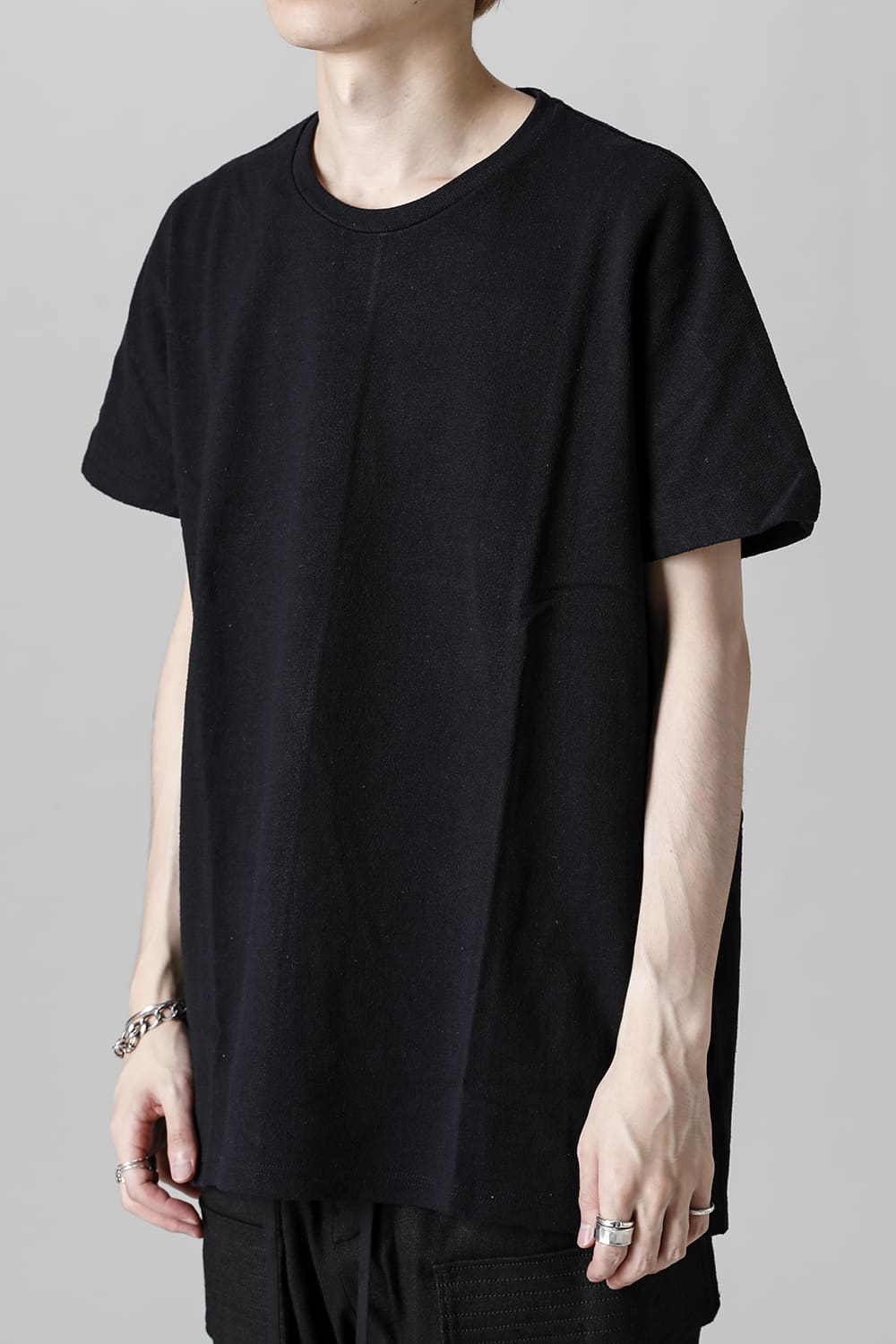 Rag top Silk jersey Black