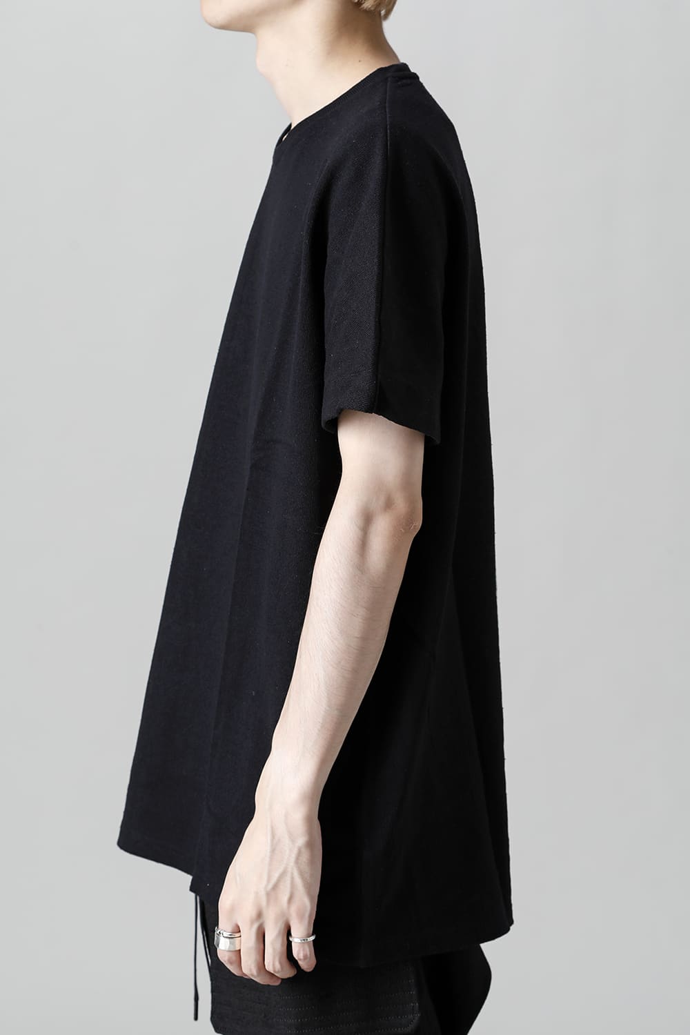 Rag top Silk jersey Black