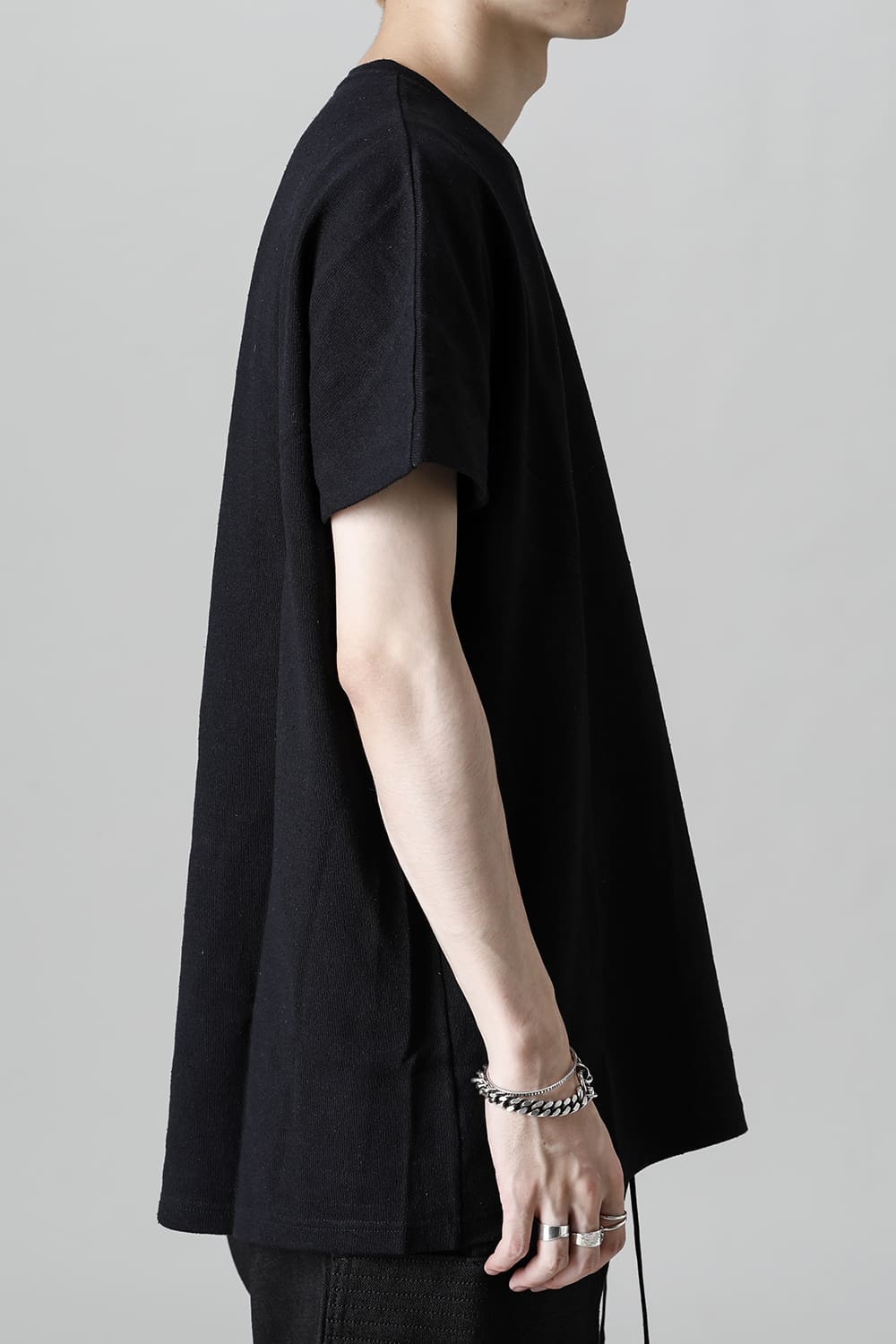 Rag top Silk jersey Black