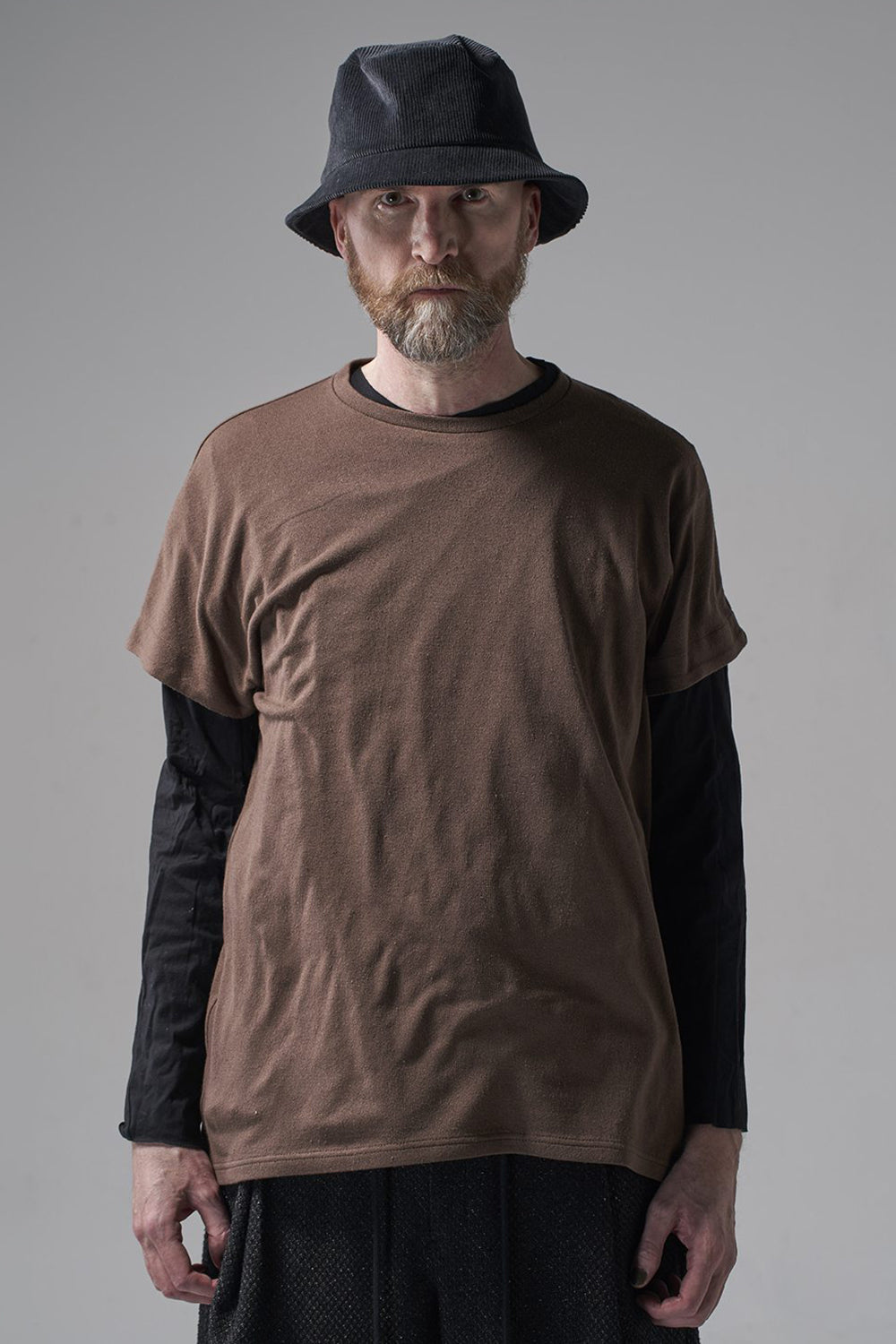 Rag top Silk jersey Chestnut