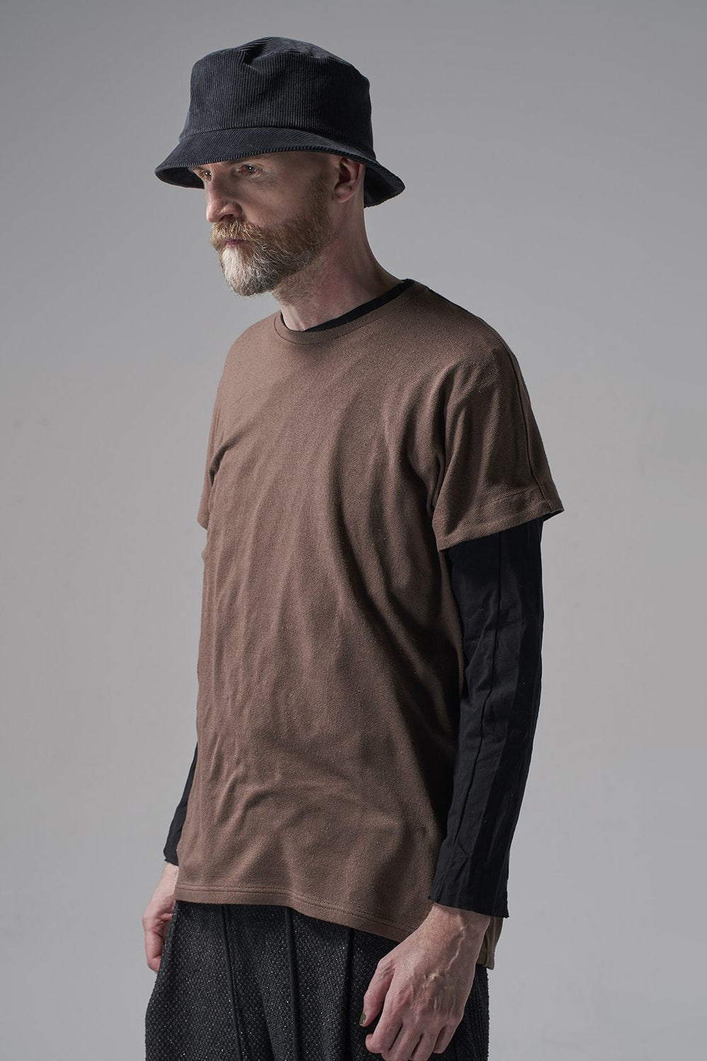 Rag top Silk jersey Chestnut