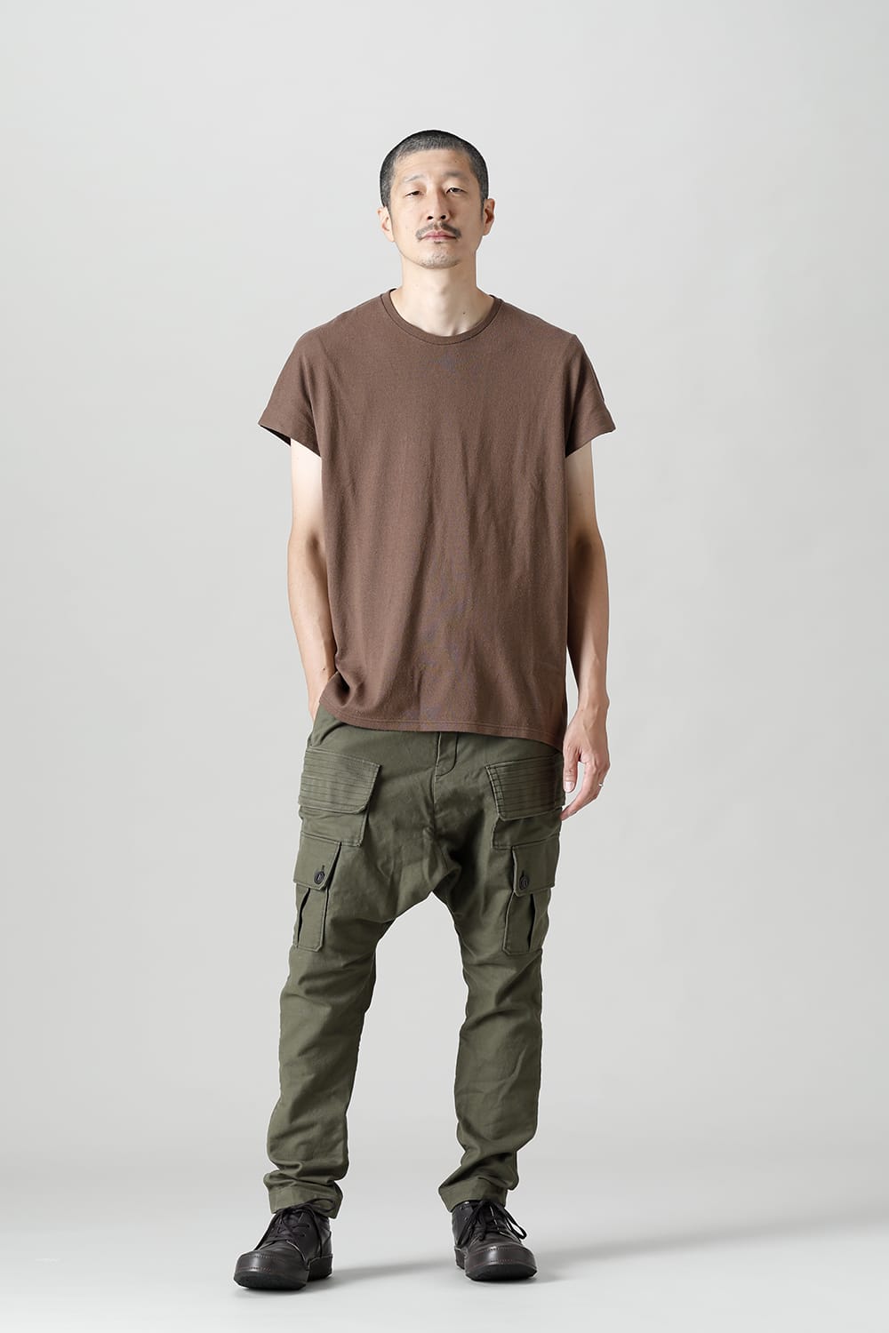 Rag top Silk jersey Chestnut