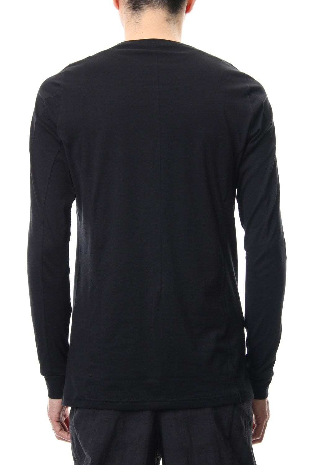 Long sleeve Indian cotton jersey ( SUVIN ) - Black