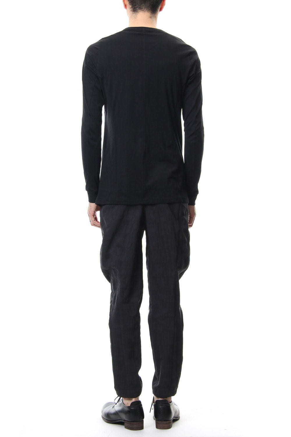 Long sleeve Indian cotton jersey ( SUVIN ) - Black
