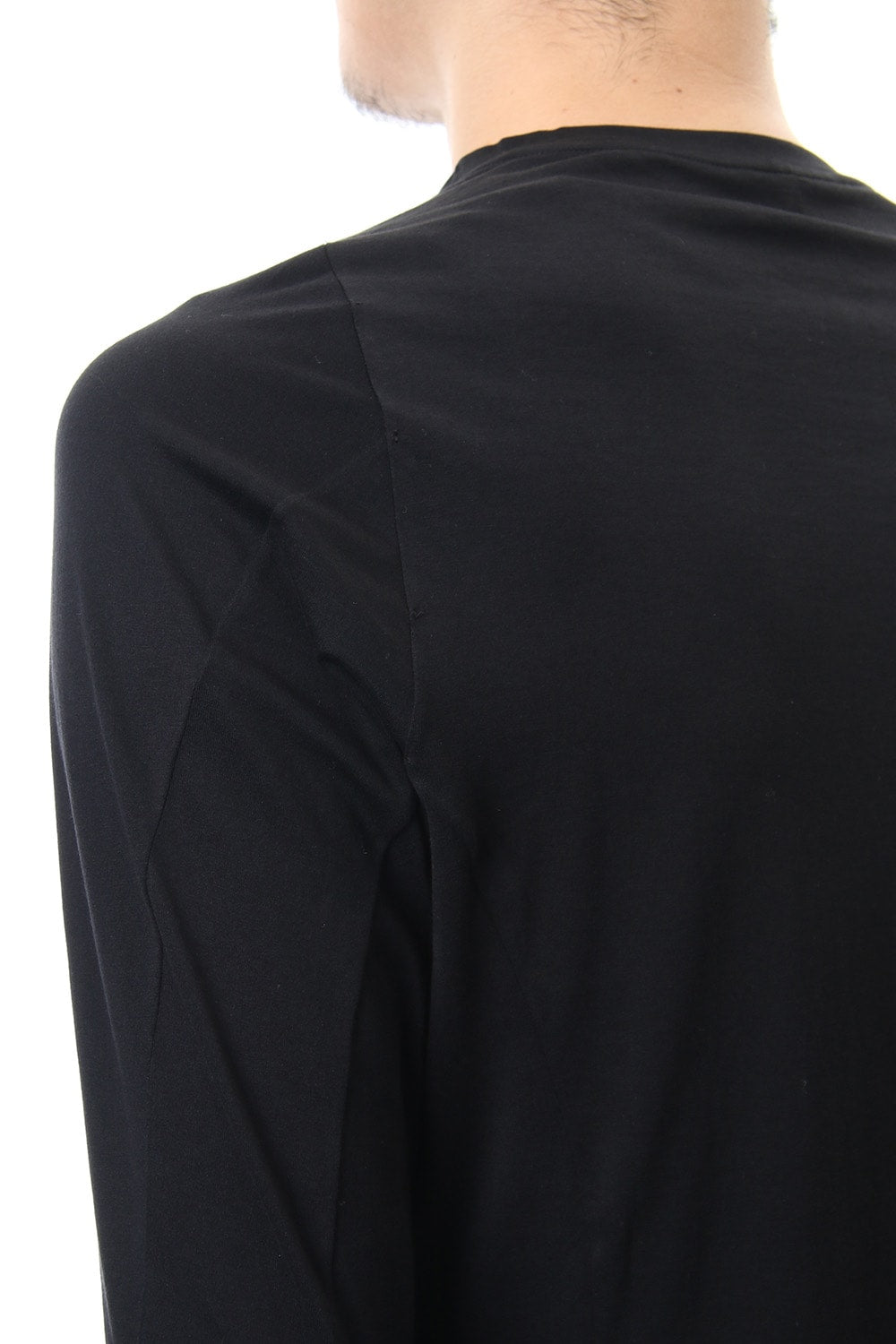 Long sleeve Indian cotton jersey ( SUVIN ) - Black