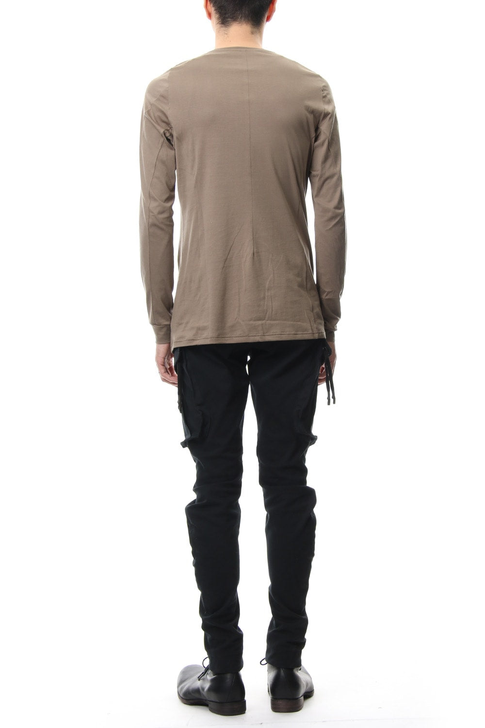 Long sleeve Indian cotton jersey ( SUVIN ) - Desert Gray