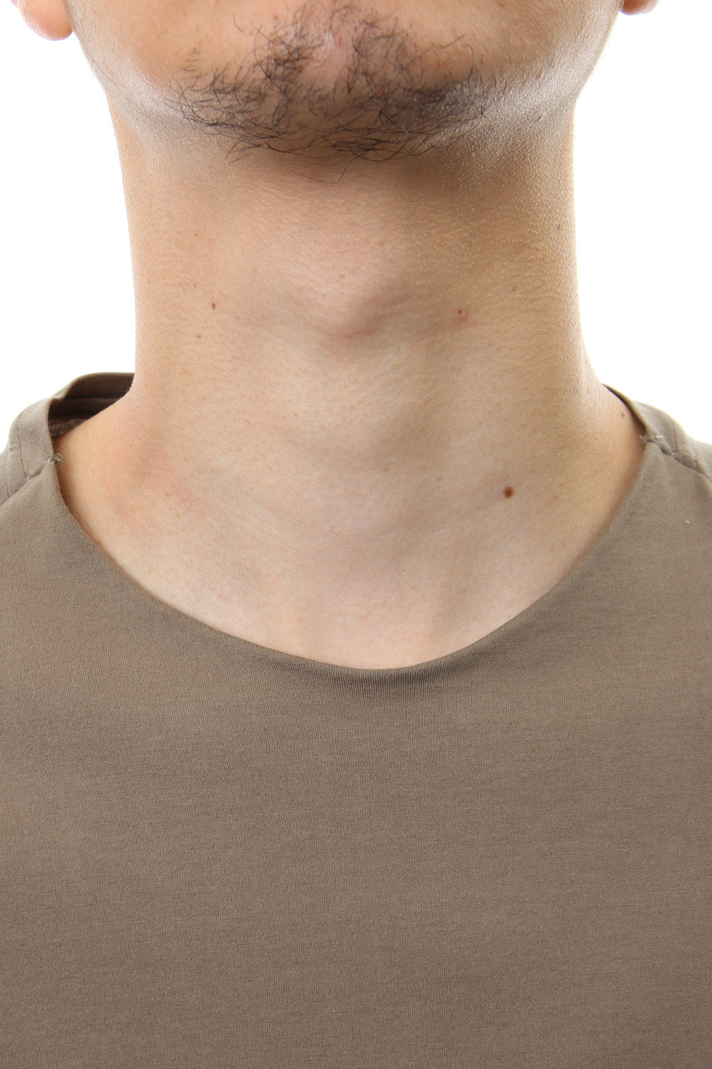 Long sleeve Indian cotton jersey ( SUVIN ) - Desert Gray