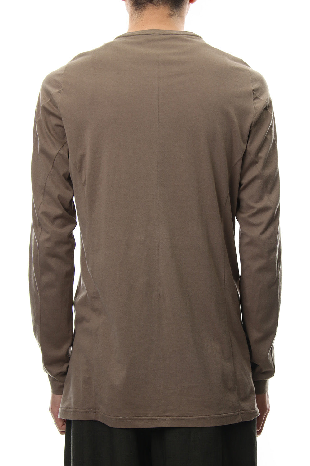 Long sleeve Indian cotton jersey ( SUVIN ) - Desert Gray