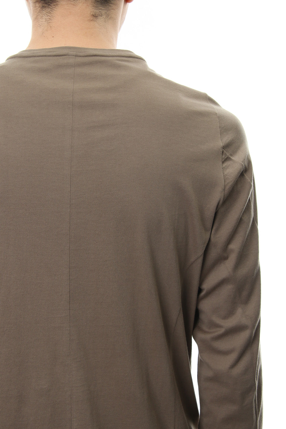 Long sleeve Indian cotton jersey ( SUVIN ) - Desert Gray