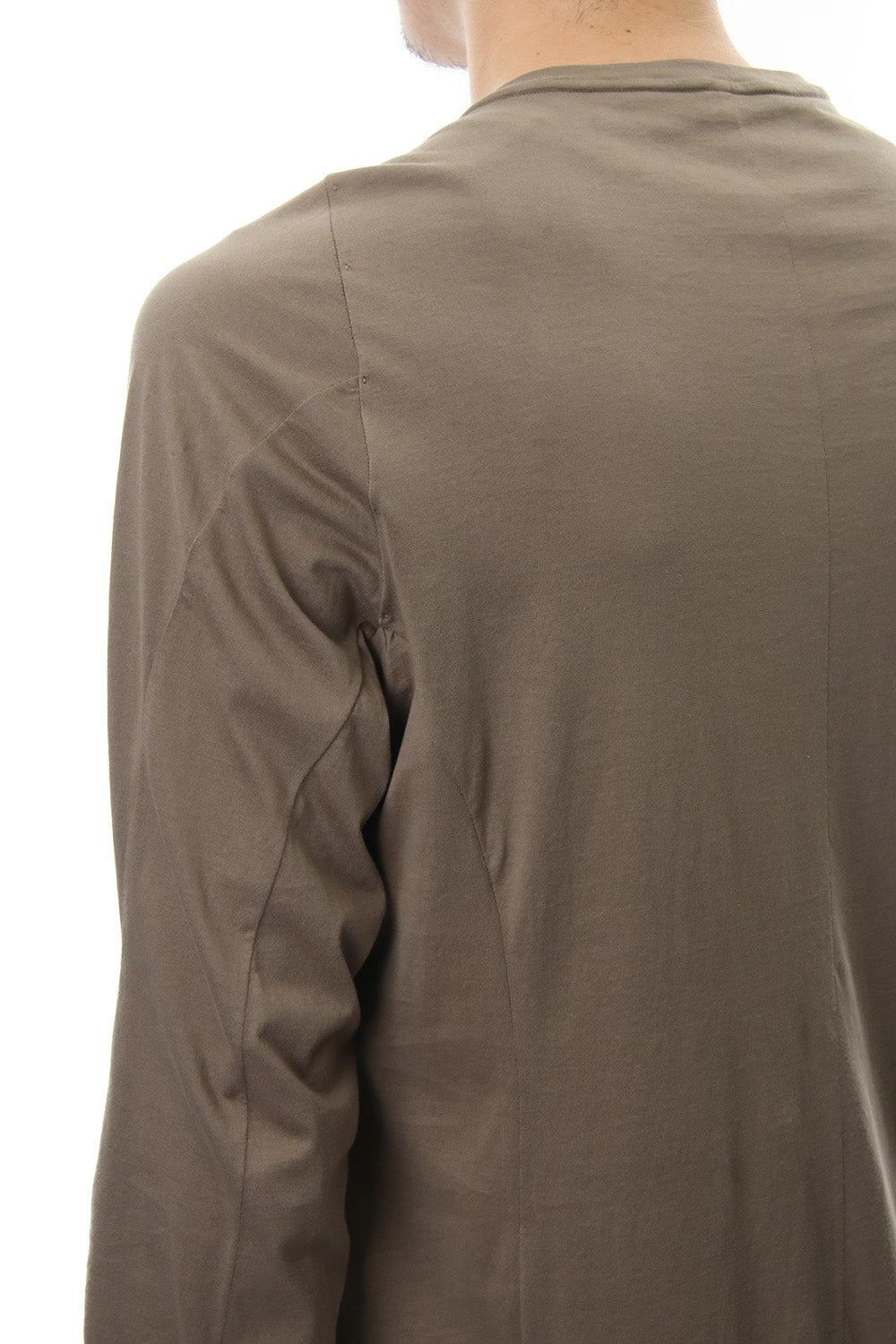 Long sleeve Indian cotton jersey ( SUVIN ) - Desert Gray
