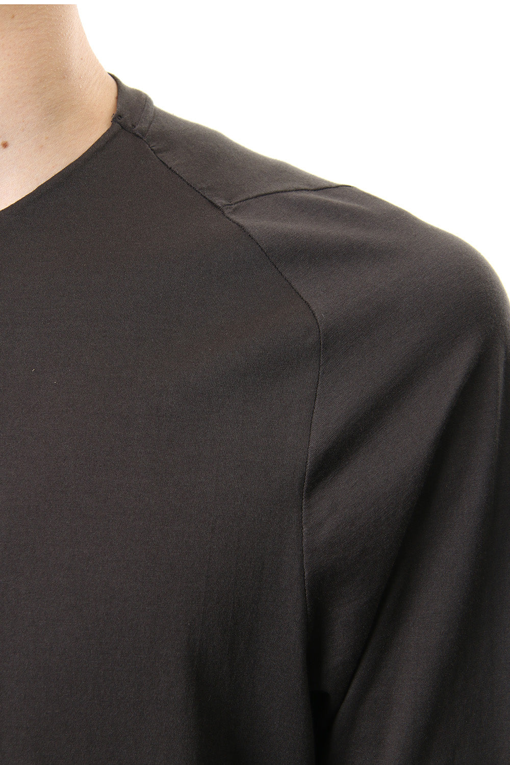 Long sleeve Indian cotton jersey ( SUVIN ) - Grape Gray