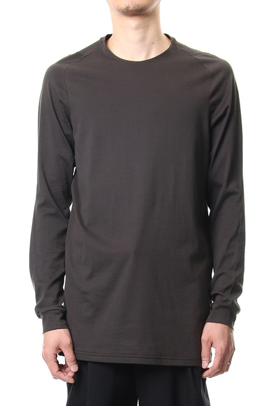 Long sleeve Indian cotton jersey ( SUVIN ) - Grape Gray