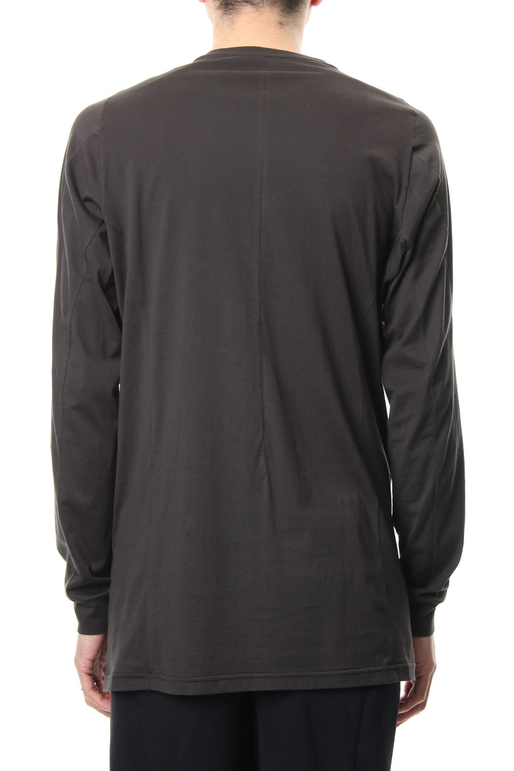 Long sleeve Indian cotton jersey ( SUVIN ) - Grape Gray