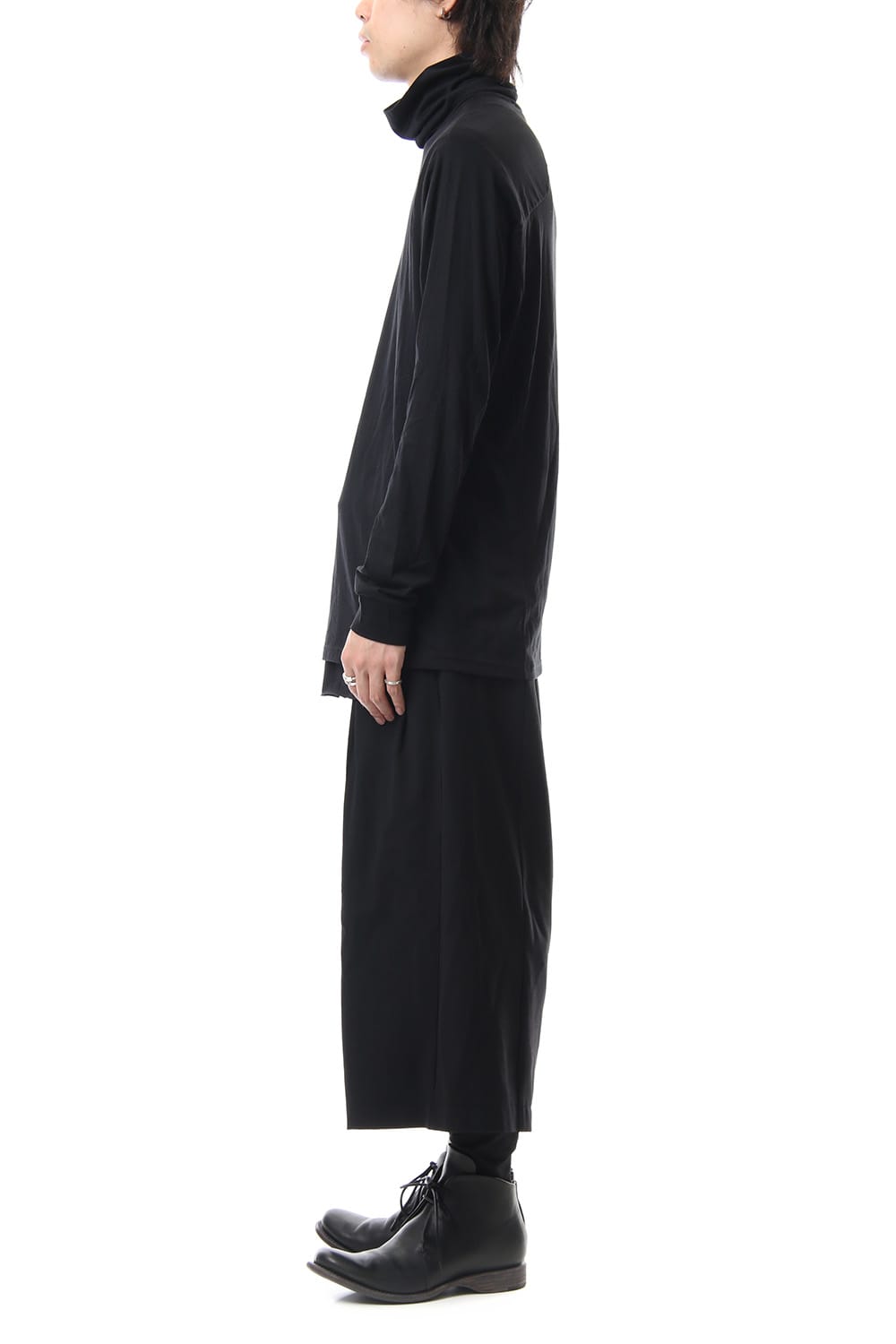 High neck long sleeve indian cotton jersey (SUVIN)