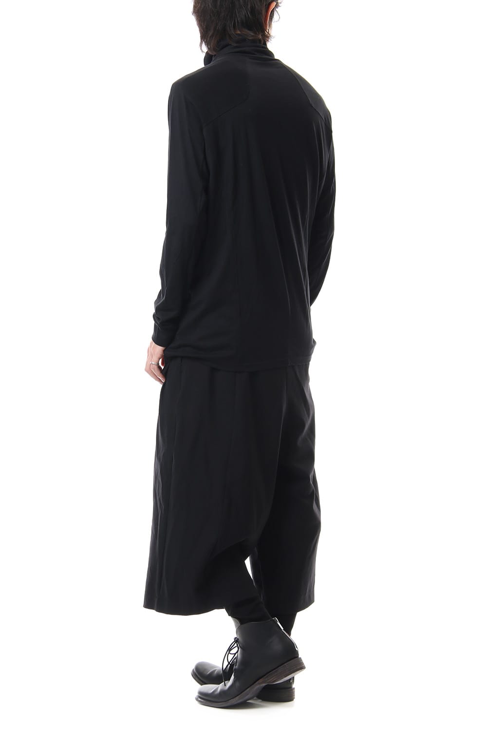 High neck long sleeve indian cotton jersey (SUVIN)