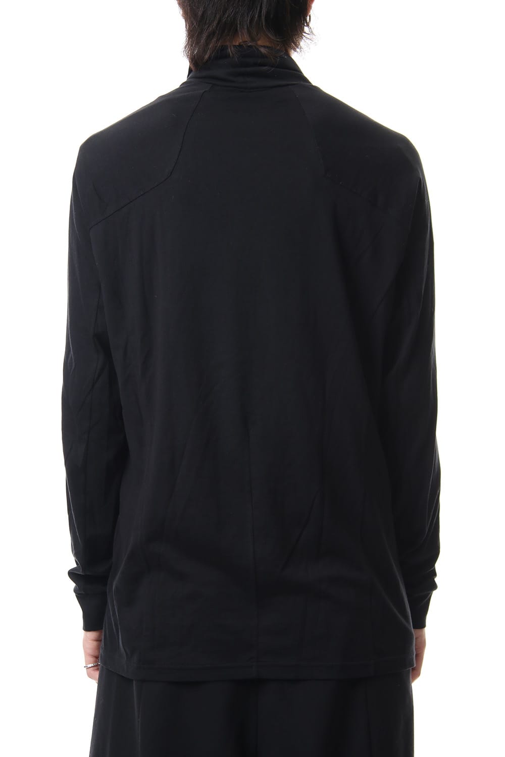 High neck long sleeve indian cotton jersey (SUVIN)