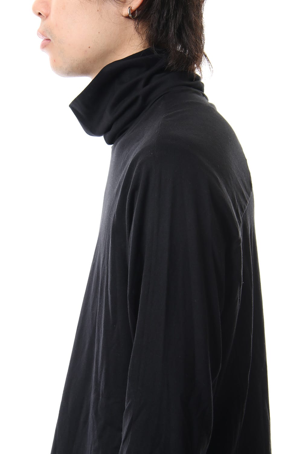 High neck long sleeve indian cotton jersey (SUVIN)