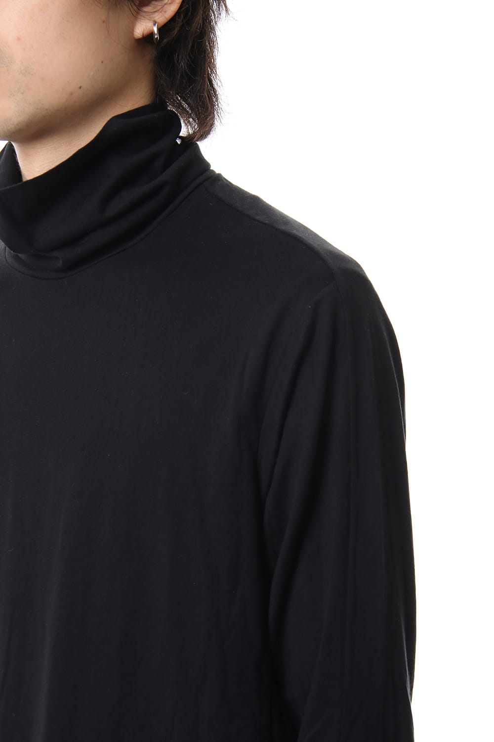 High neck long sleeve indian cotton jersey (SUVIN)