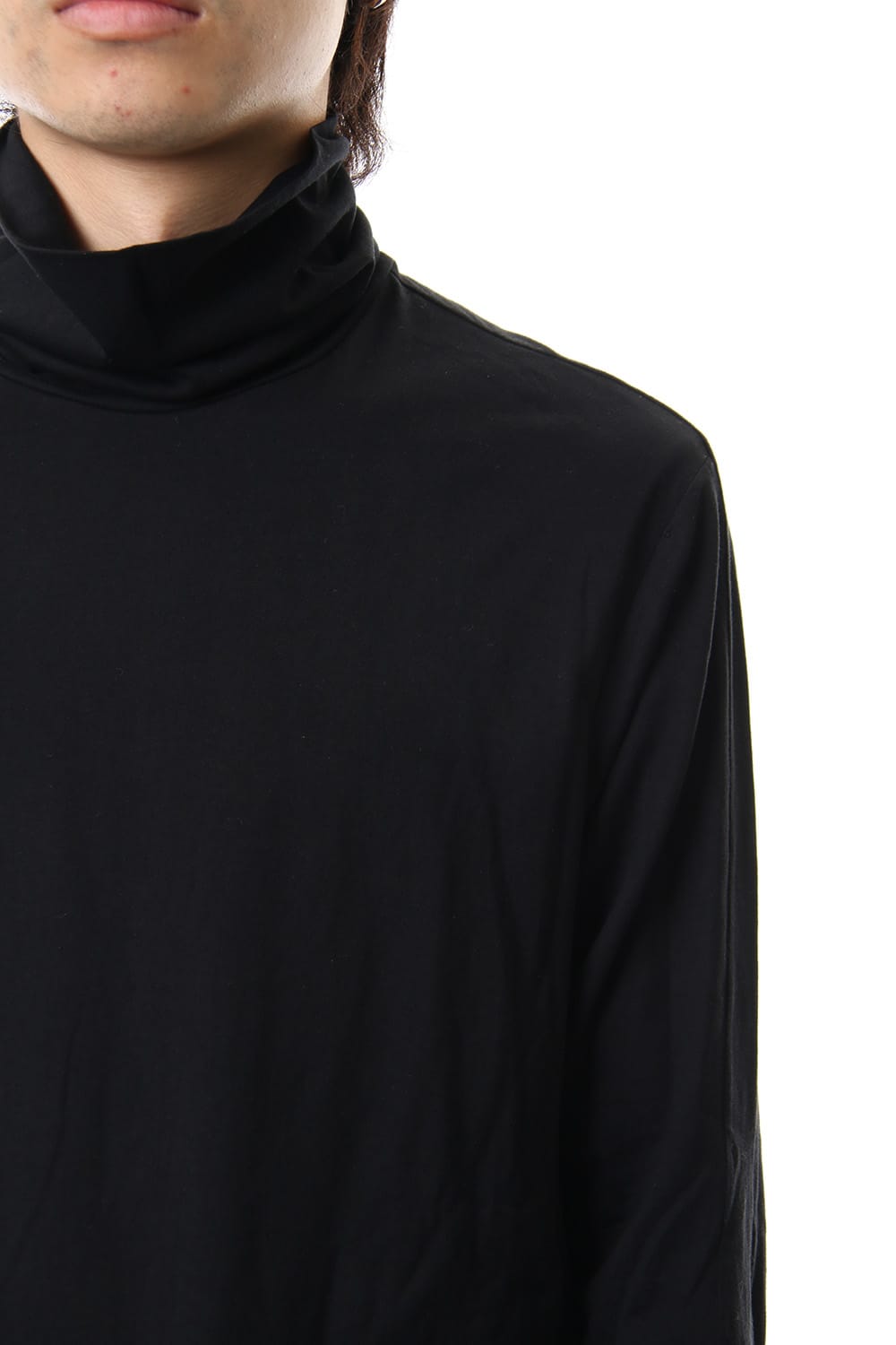 High neck long sleeve indian cotton jersey (SUVIN)