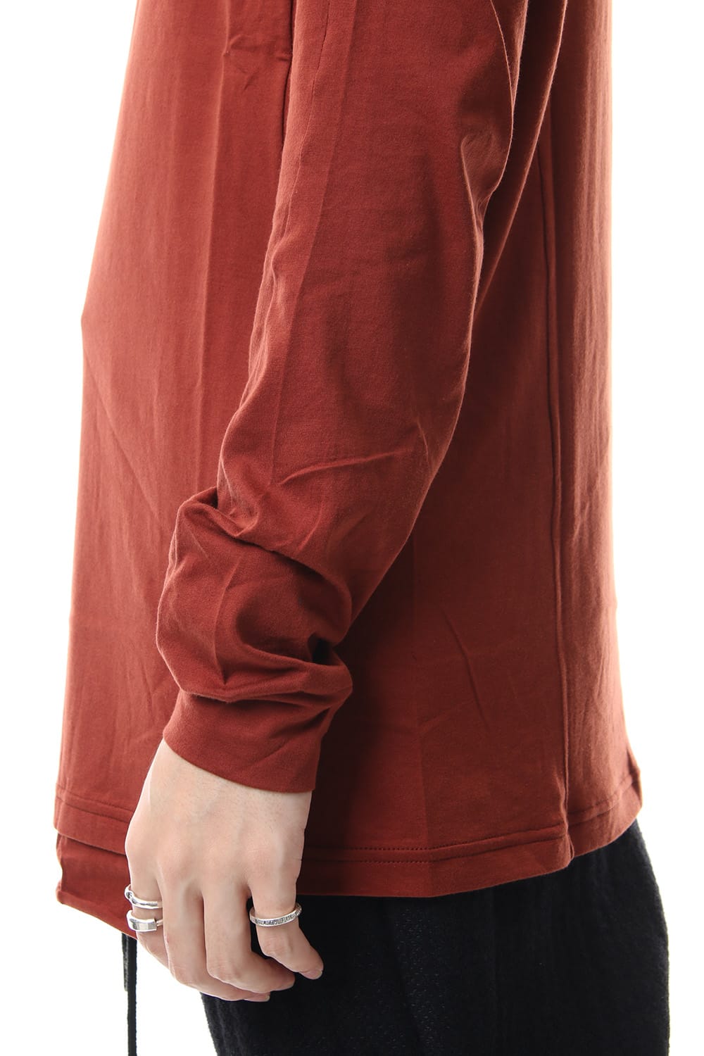 High neck long sleeve indian cotton jersey (SUVIN)