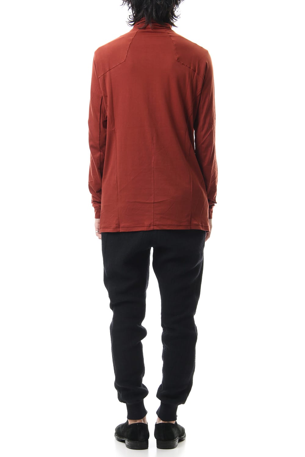 High neck long sleeve indian cotton jersey (SUVIN)