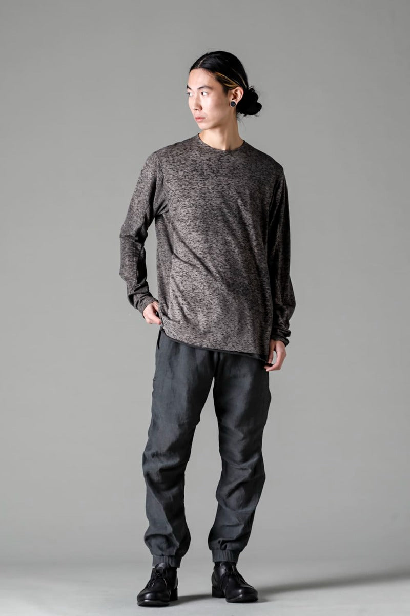 ロング スリーブ リネン ジャージー 