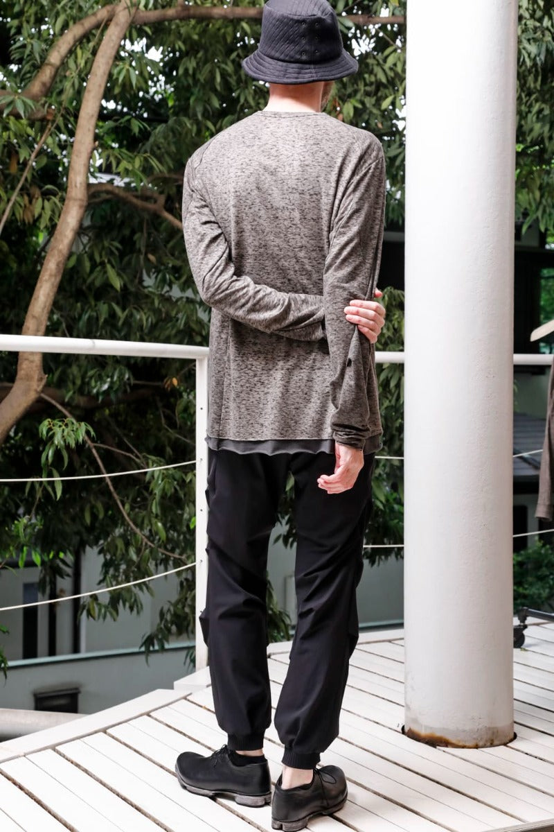 ロング スリーブ リネン ジャージー 