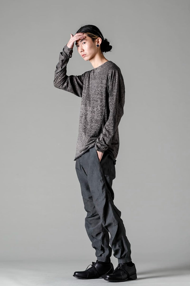 ロング スリーブ リネン ジャージー 